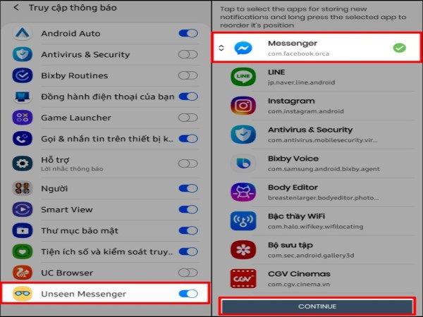 Cách xem tin nhắn đã gỡ trên Messenger bằng ứng dụng22