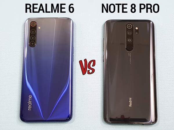 Realme 6 vs Redmi Note 8 Pro