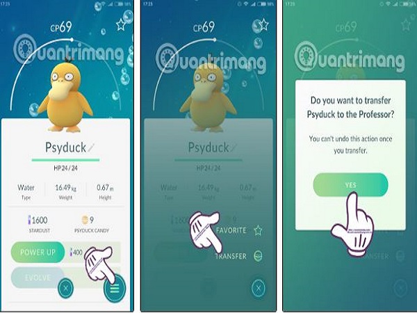 Cách kiếm candy pokemon go: Giao dịch Pokémon