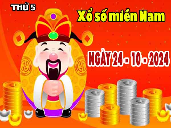 Kết quả XSMN ngày 24/10/2024 – Thống kê KQXS miền Nam thứ 5