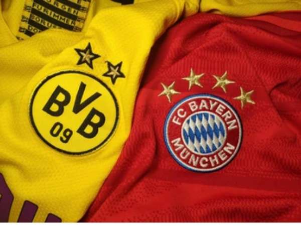 Logo Dortmund với logo Bayern Munich