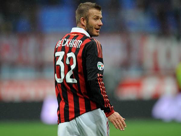 Số áo Beckham AC Milan