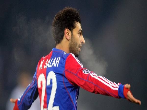 Số áo của Mohamed Salah tại Basel và Chelsea