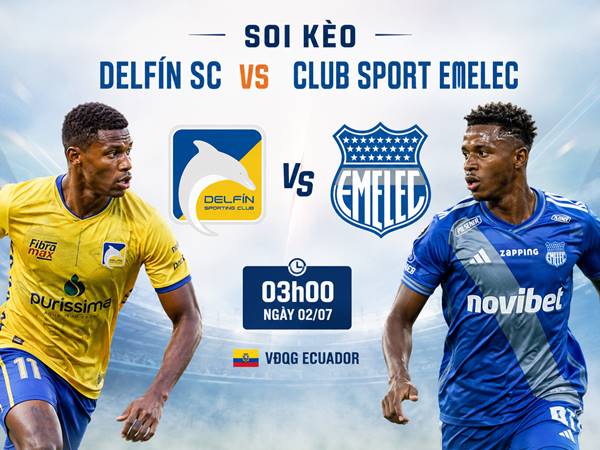 Thông tin kèo Delfin SC với Club Sport Emelec 3h tối nay ngày 02/07